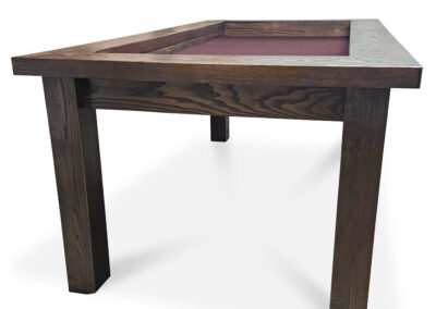 Canadian-Made-Gaming-Tables - Western Pride Woodworks Custom Ash Board Game Table