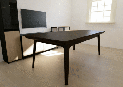 Mid Century Modern Board Game Table