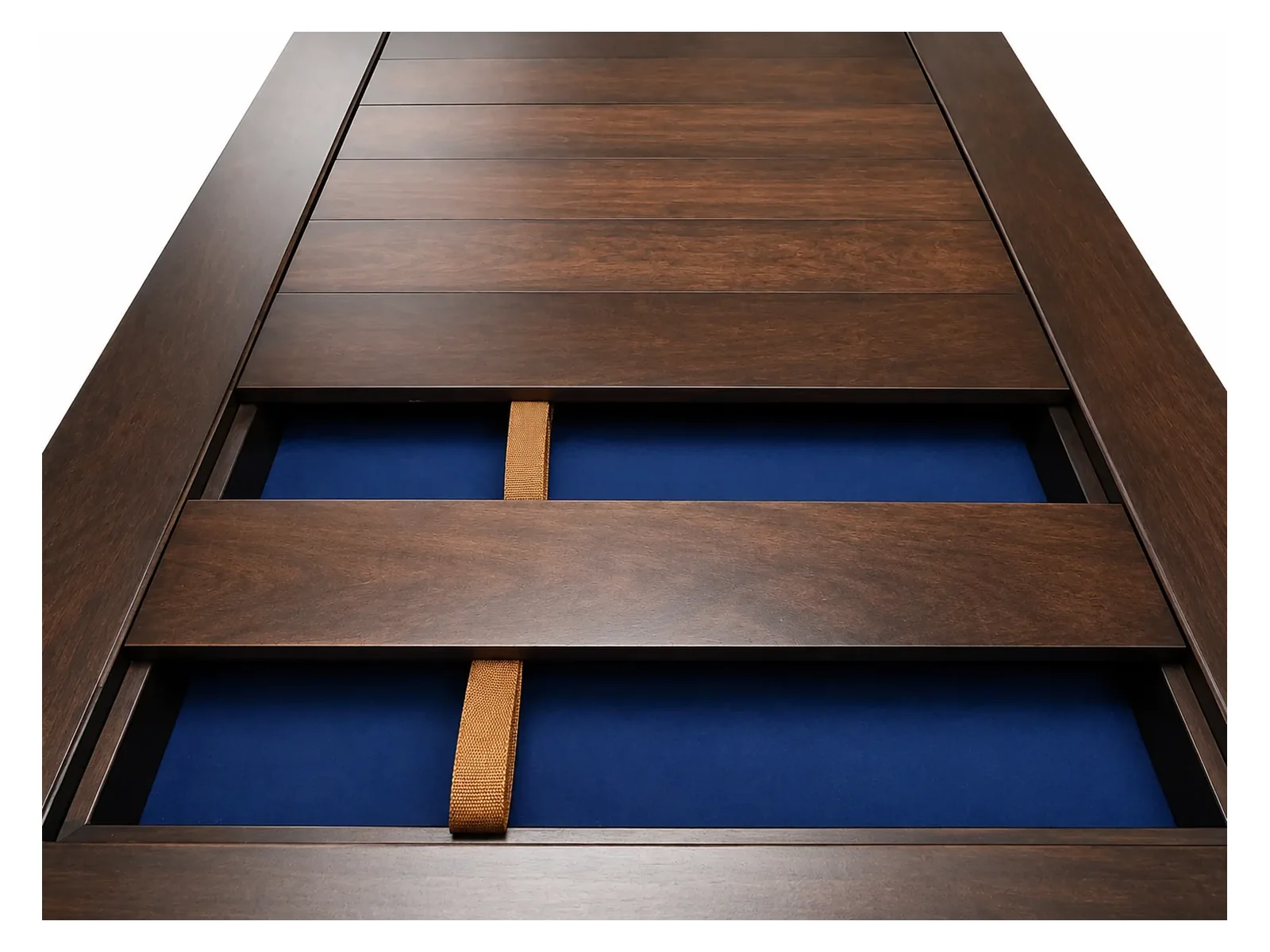 Accessible Board Game Table Topper System - Western Pride Woodworks One-hand accessible board game table with removable topper panels and lifting straps